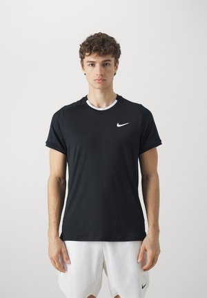 Nike Performance Sportiniai marškinėliai trumpomis rankovėmis - black/white