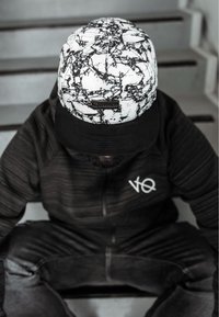 Blackskies FENRIR SNAPBACK  WEISS-MARBLE - Kapa - schwarz, weiß