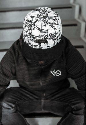 Blackskies FENRIR SNAPBACK  WEISS-MARBLE - Kapa - schwarz, weiß