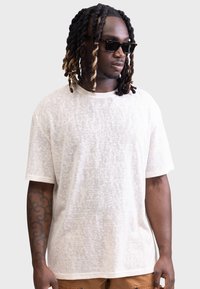Redefined Rebel - JUSTIN TEE - Paprasti marškinėliai - offwhite Miniatiūros vaizdas 1