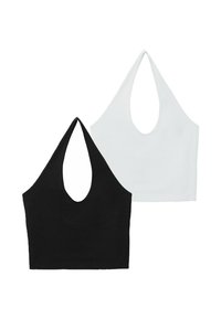2-PACK OF HALTER - Top - white