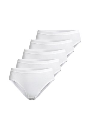 5ER PACK MIDI - Slip - weiß