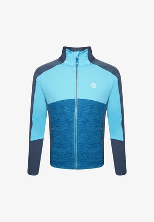EXCEPTION CORE MIDLAYE - Sweat à capuche zippé - mdbrkgrn aqu