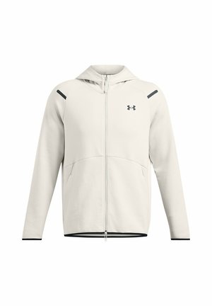 Under Armour UNSTOPPABLE FLEECE - Sweater met rits - summit white