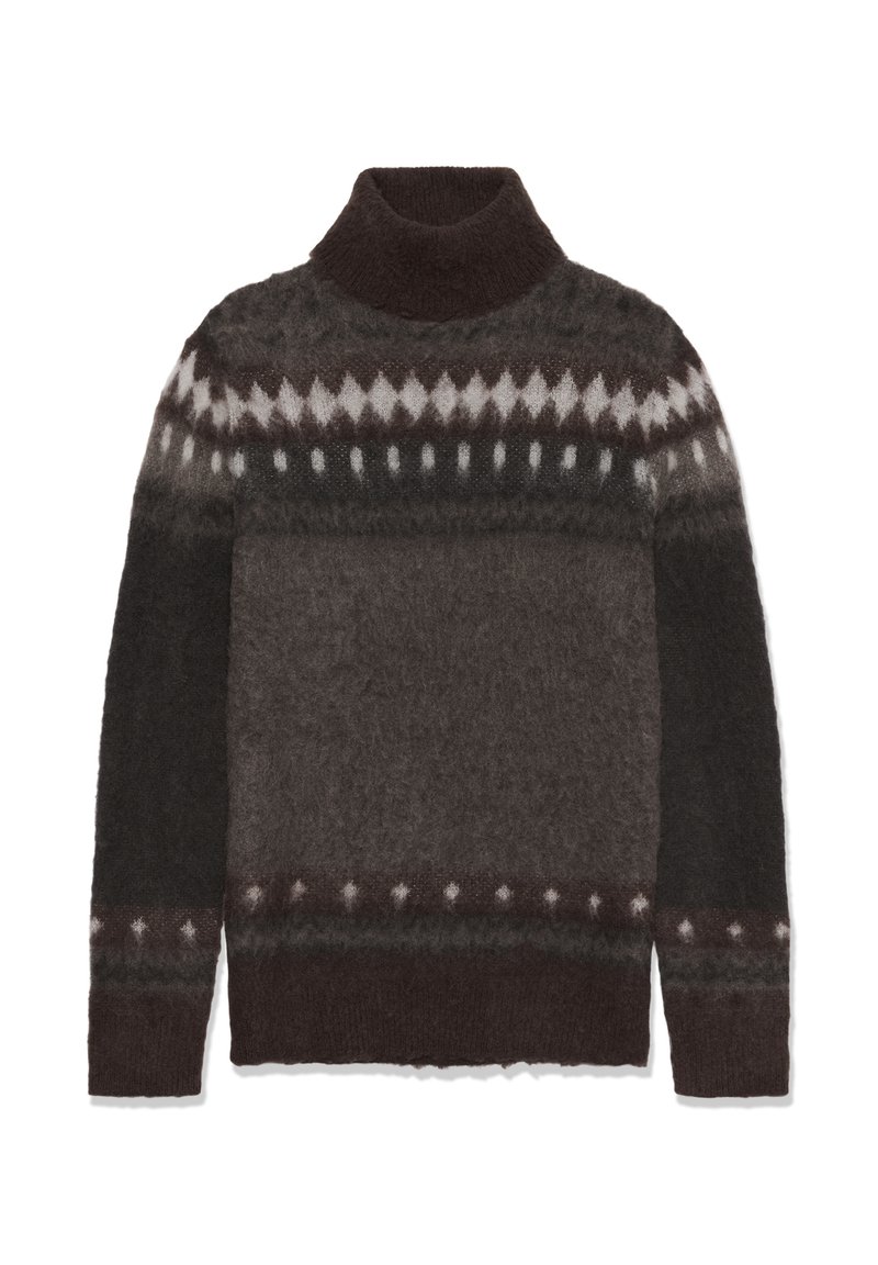 Matinique MAROLL PATTERN - Neule - chocolate chip/ruskea - Zalando.fi