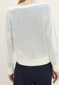 TOM TAILOR Stickad tröja - light blue