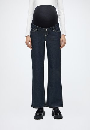 OLMJUICY  - Wide leg - dark blue denim detail:rinse