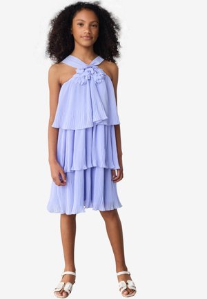 REGULAR FIT - CORSAGE HALTER TIER - Cocktailjurk - blue