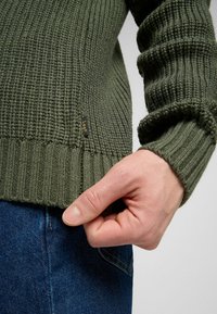 Lee LONG SLEEVE HALF_ZIP - Maglione - olive gray