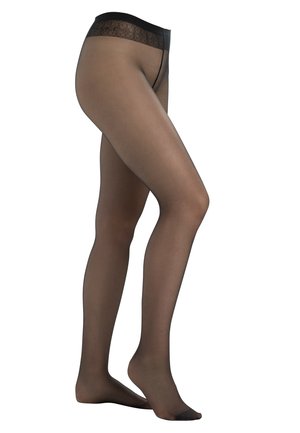 FALKE MATT DELUXE 20 DENIER TRANSPARENT - Collants - black