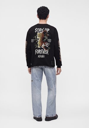 Ksubi, STAY UP EKCESS TEE - Langarmshirt - black