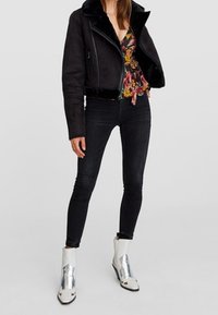 Stradivarius Giacca invernale - black