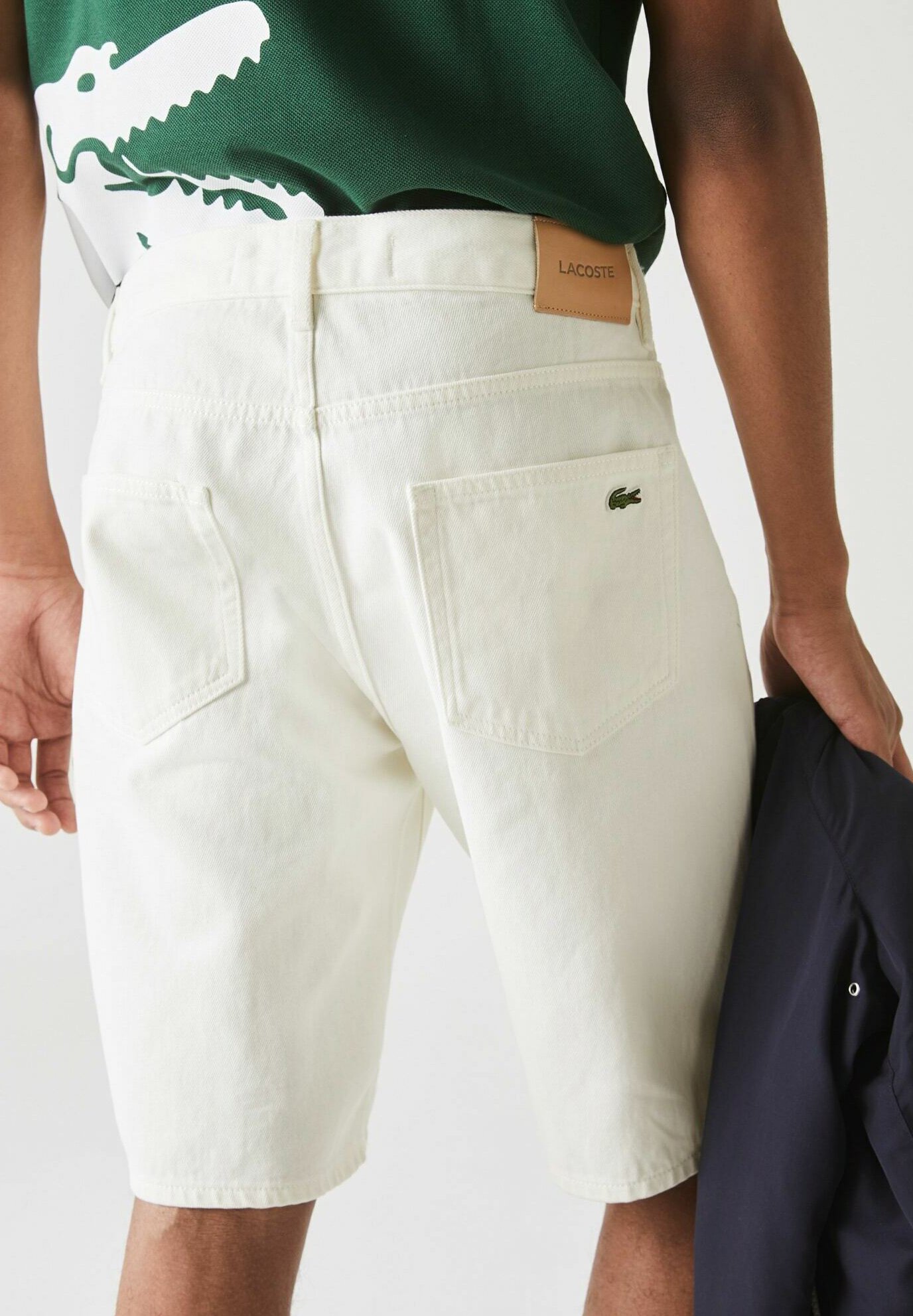 Lacoste FH6262 - Denim shorts - weiß 
