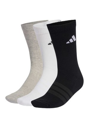 3 PACK - Sportsokken - medium grey heather/white/black