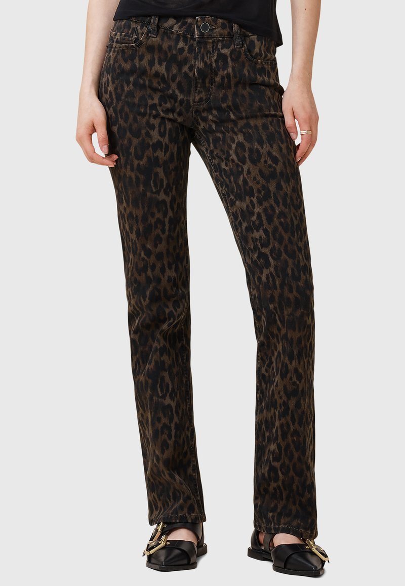 AllSaints HALDAN - Jeans Bootcut - leppo brown