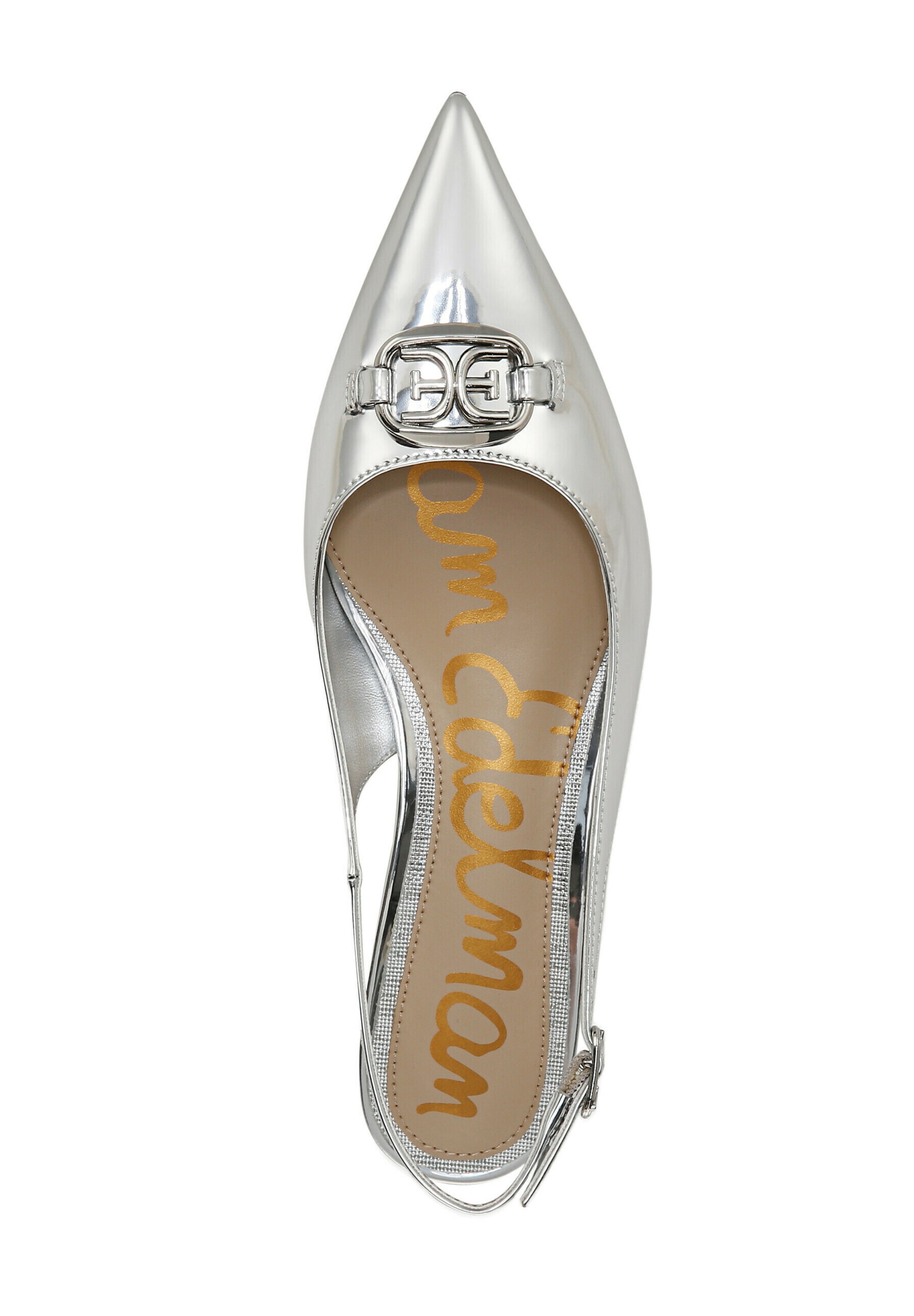 Sam Edelman AGGIE SLINGBACK - Classic heels - soft silver faux