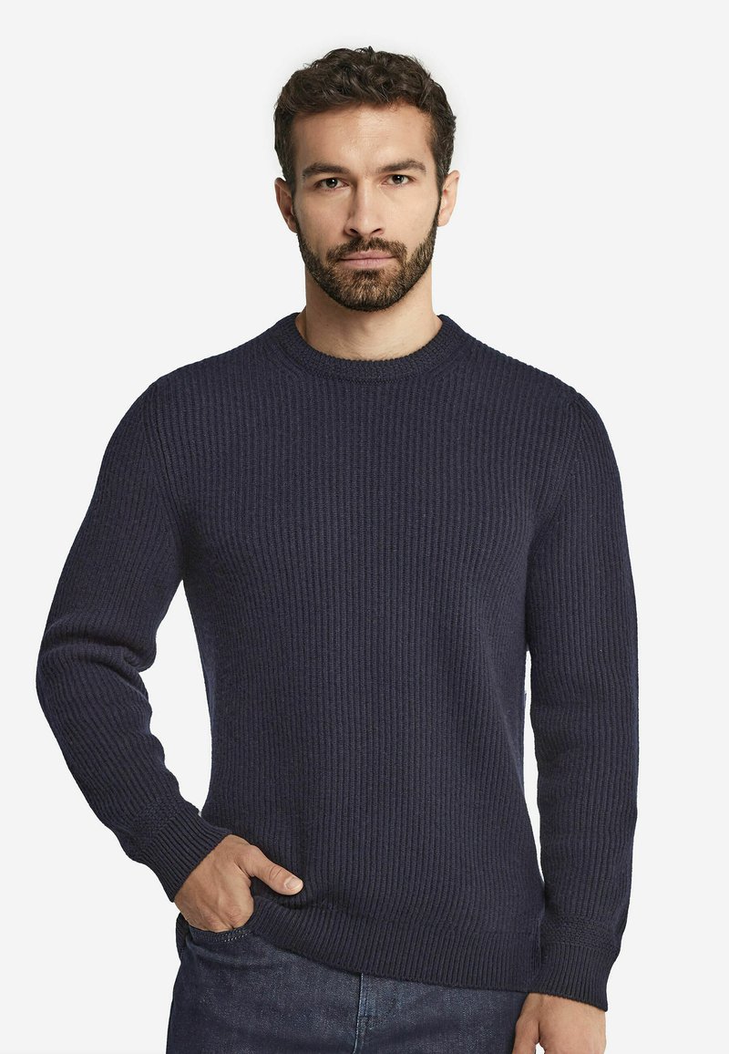 Falconeri ROUND NECK - Stickad tröja - blau navy blue