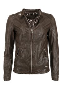 Leather jacket - chocolate