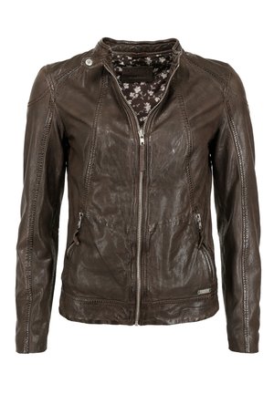 Leather jacket - chocolate