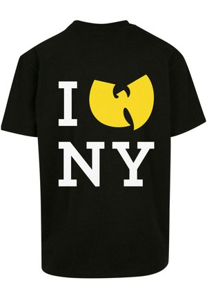 Mister Tee WU TANG LOVES NY OVERSIZE - Apdrukāts T-krekls - black