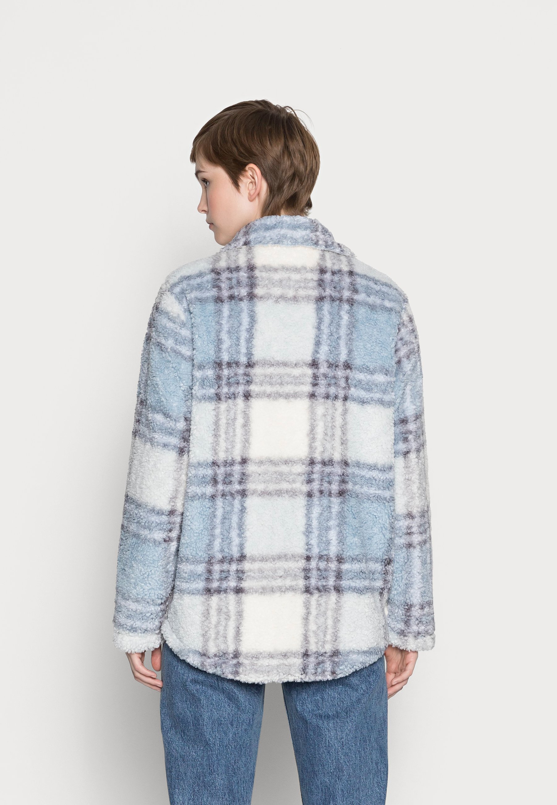 hollister plaid coat
