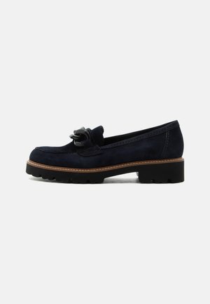 Gabor, 4013.01 - Slipper - dark-blue/natur