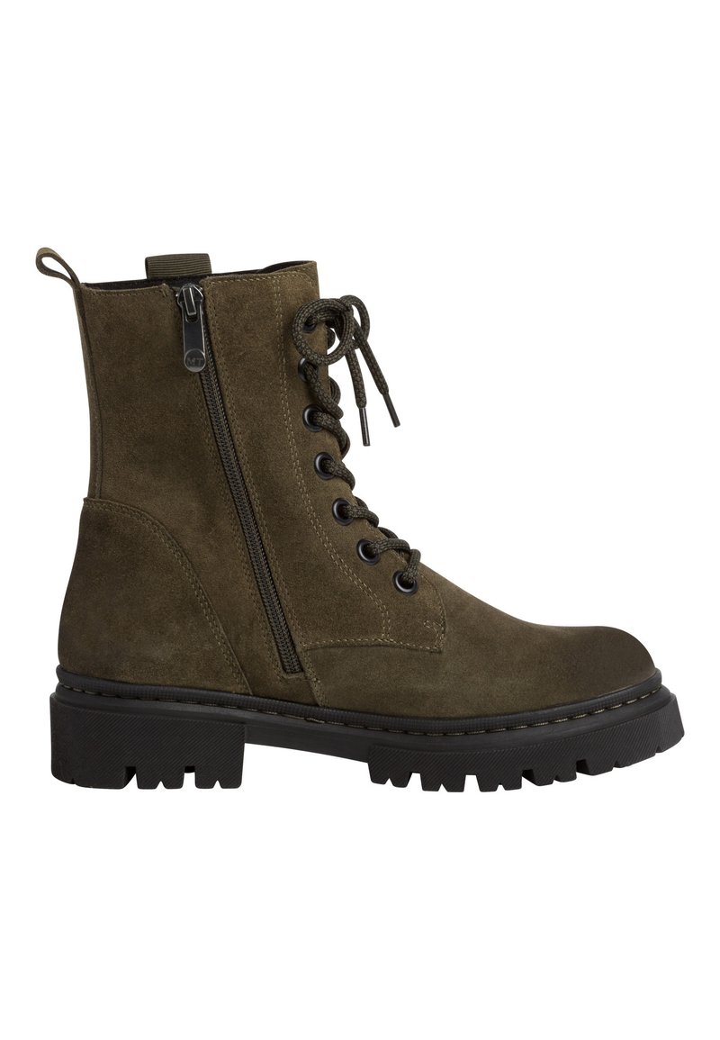 Damen Ankle Boots | Marco Tozzi Schnürstiefelette olive/grün - ZB14472 Damen Ankle Boots | Marco Tozzi Schnürstiefelette olive/grün - ZB14472