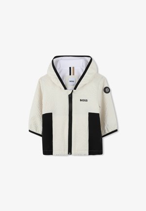 BOSS Kidswear, À CAPUCHE - Veste mi-saison - vanille