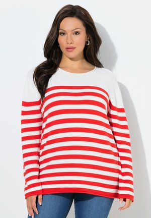 BRETON STRIPED - Maglione - coral