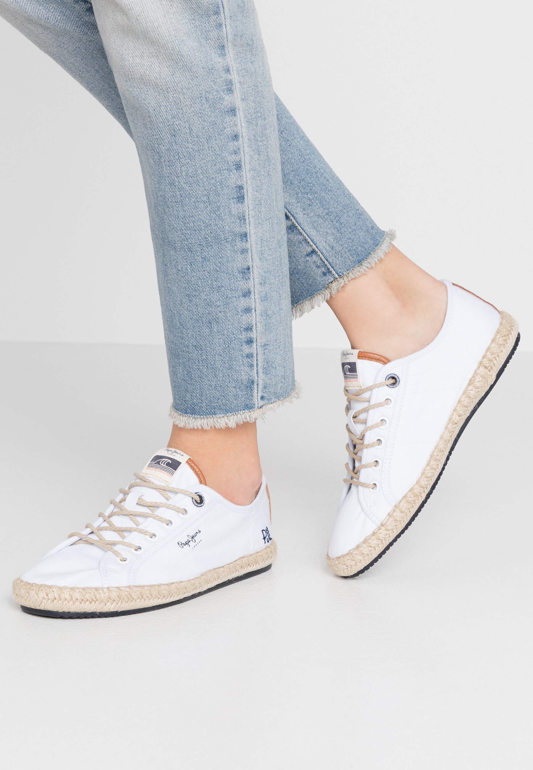 Pepe Jeans TOURIST ISLAND - Espadrilles - white - Zalando.ie