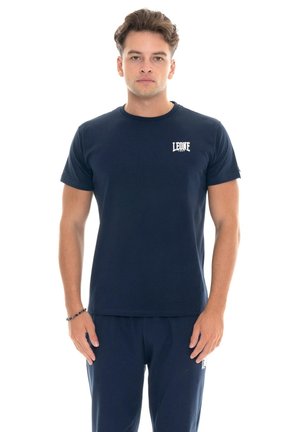 LEONE 1947, MAN T-SHIRT SHORT SLEEVES SMALL LOGO - T-shirt basique - navy blue