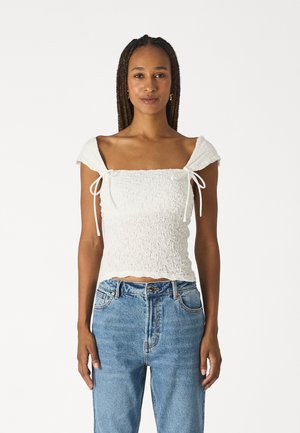 STRUCTURE SINGLET - Top - white