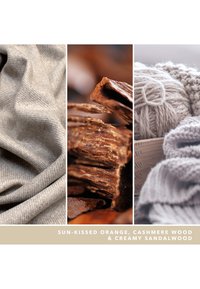 Yankee Candle SIGNATURE LARGE JAR WARM CASHMERE - Duftkerze - beige