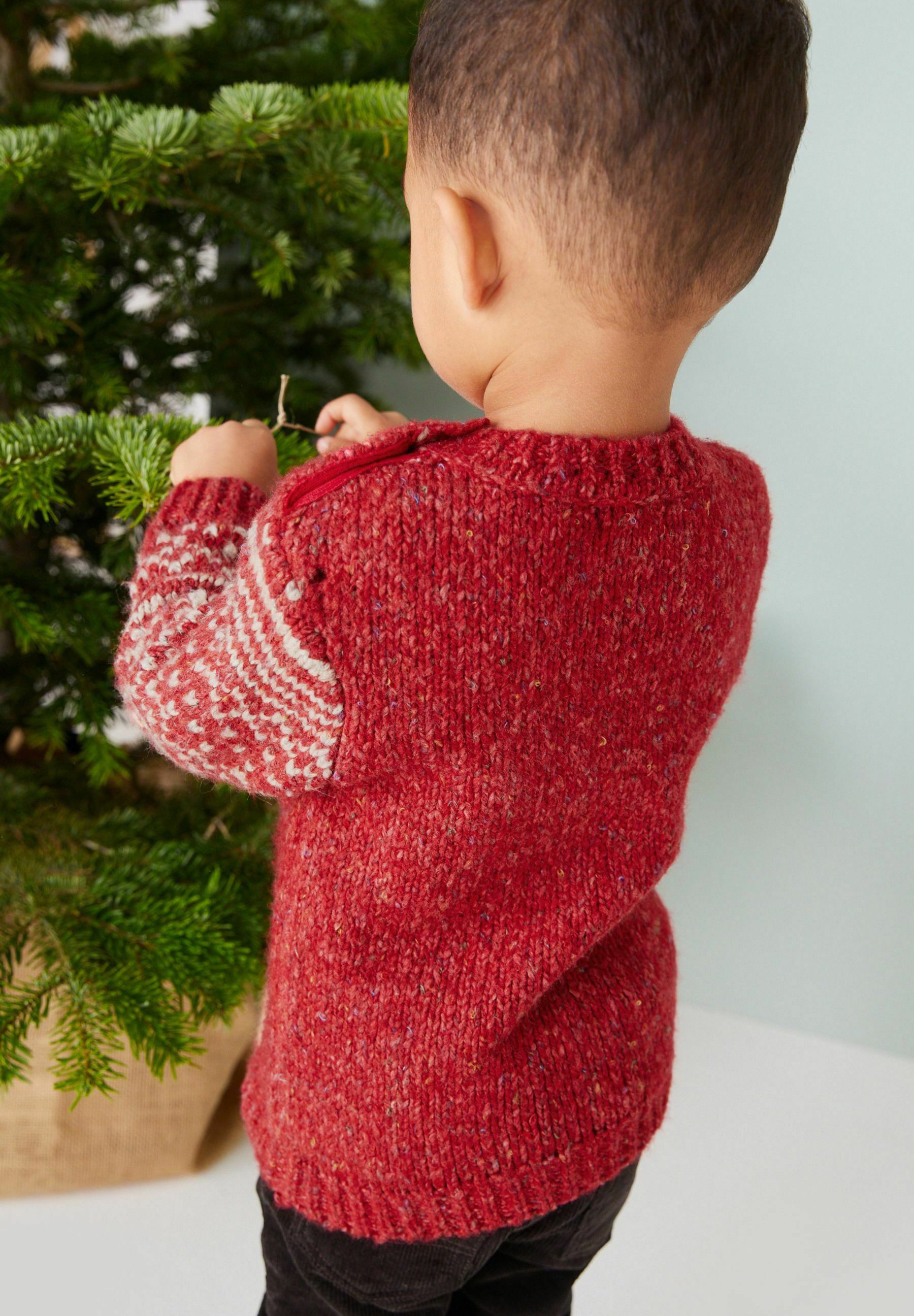 Next REINDEER CHRISTMAS STANDARD - Trui - red/rood - Zalando.nl
