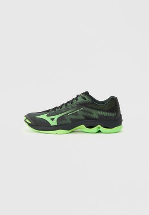 WAVE LIGHTNING PRO - Volleyballschuh - black/glowing apple/mandarin orange
