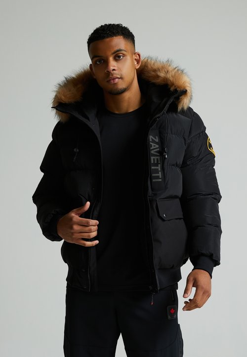 Parka capuche fausse fourrure amovible taupe homme | La Halle