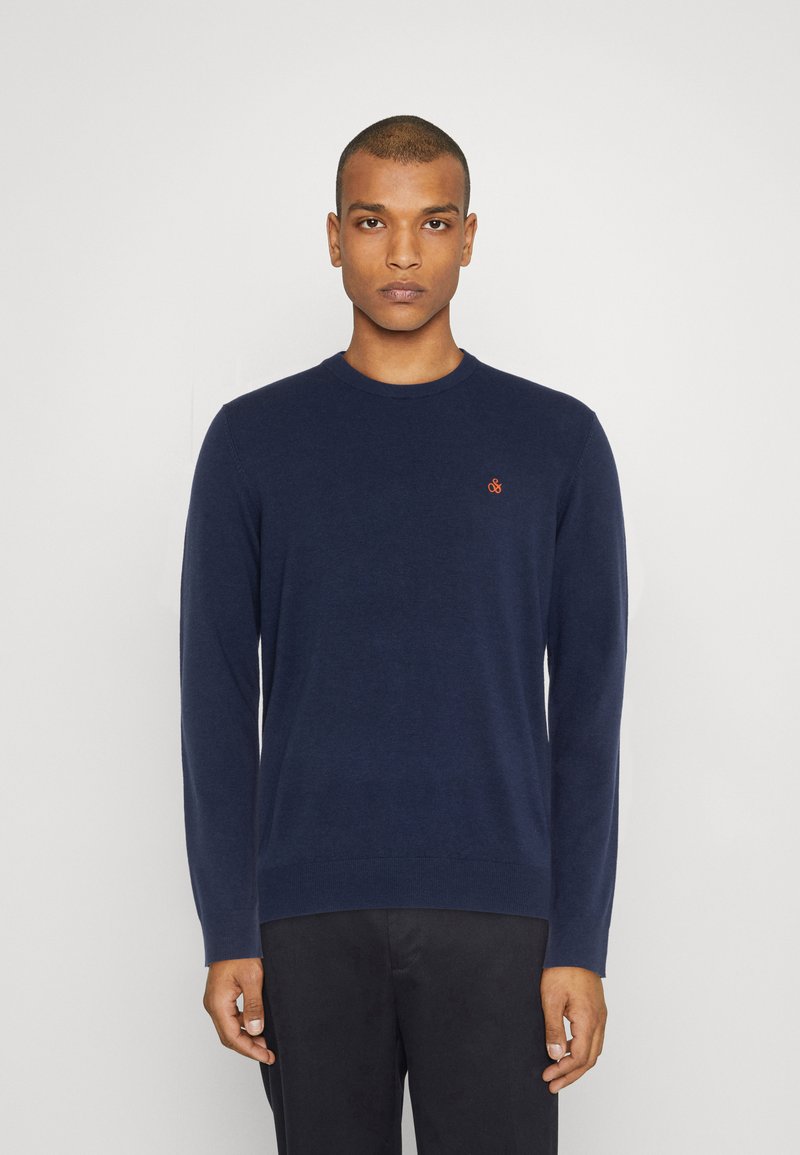 Scotch & Soda REGULAR FIT LOGO BADGE - Sudadera - Moondust/gris Oscuro