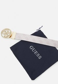Guess ZADIE LOGO PANT BELT - Cinto - powder