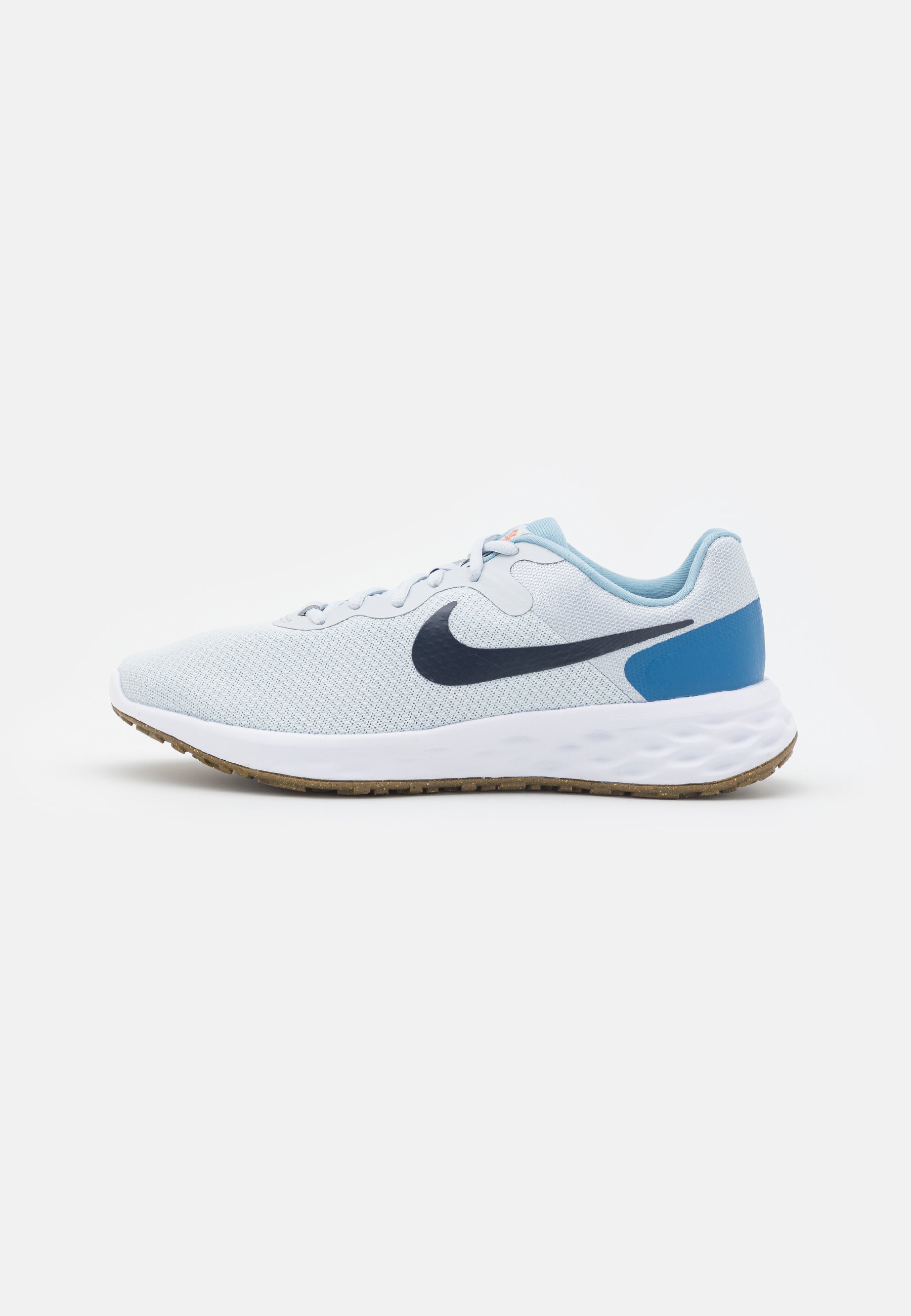 Nike Performance Revolution 6 Nn 4e Zapatillas De Running Neutras Pure Platinum Thunder Blue Dark Marina Blue Worn Blue Hot Curry Light Brown Azul Zalando Es