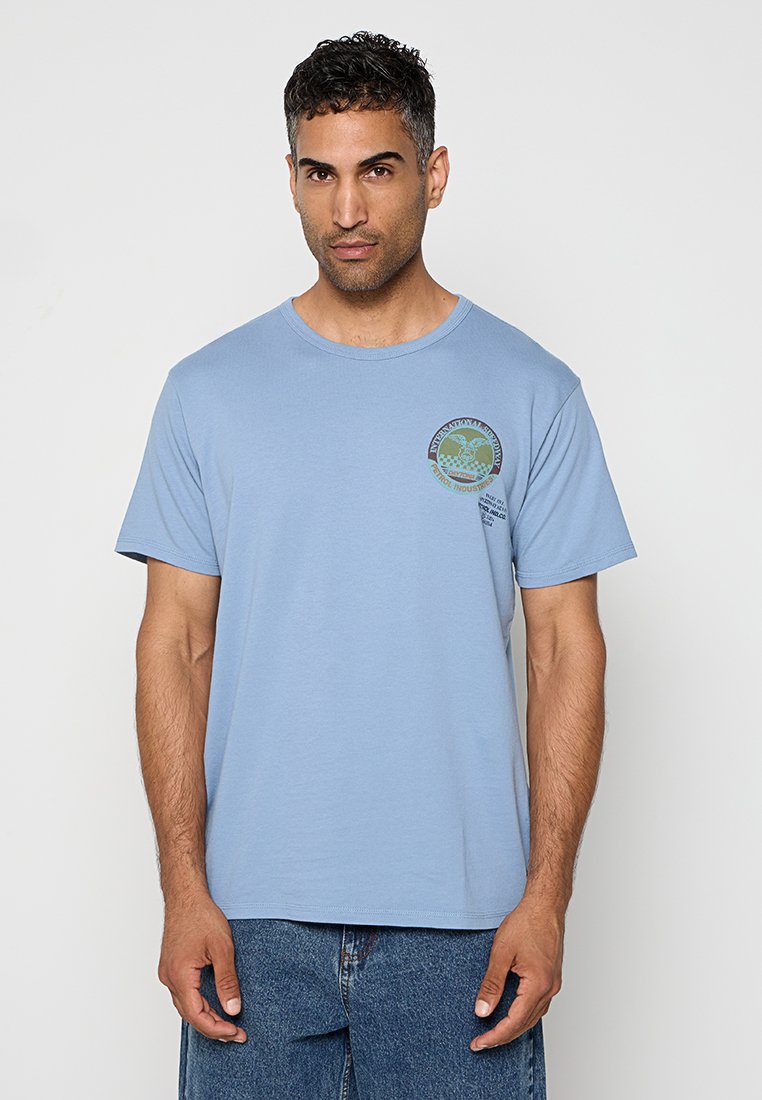 Petrol Industries T-shirt print blauw