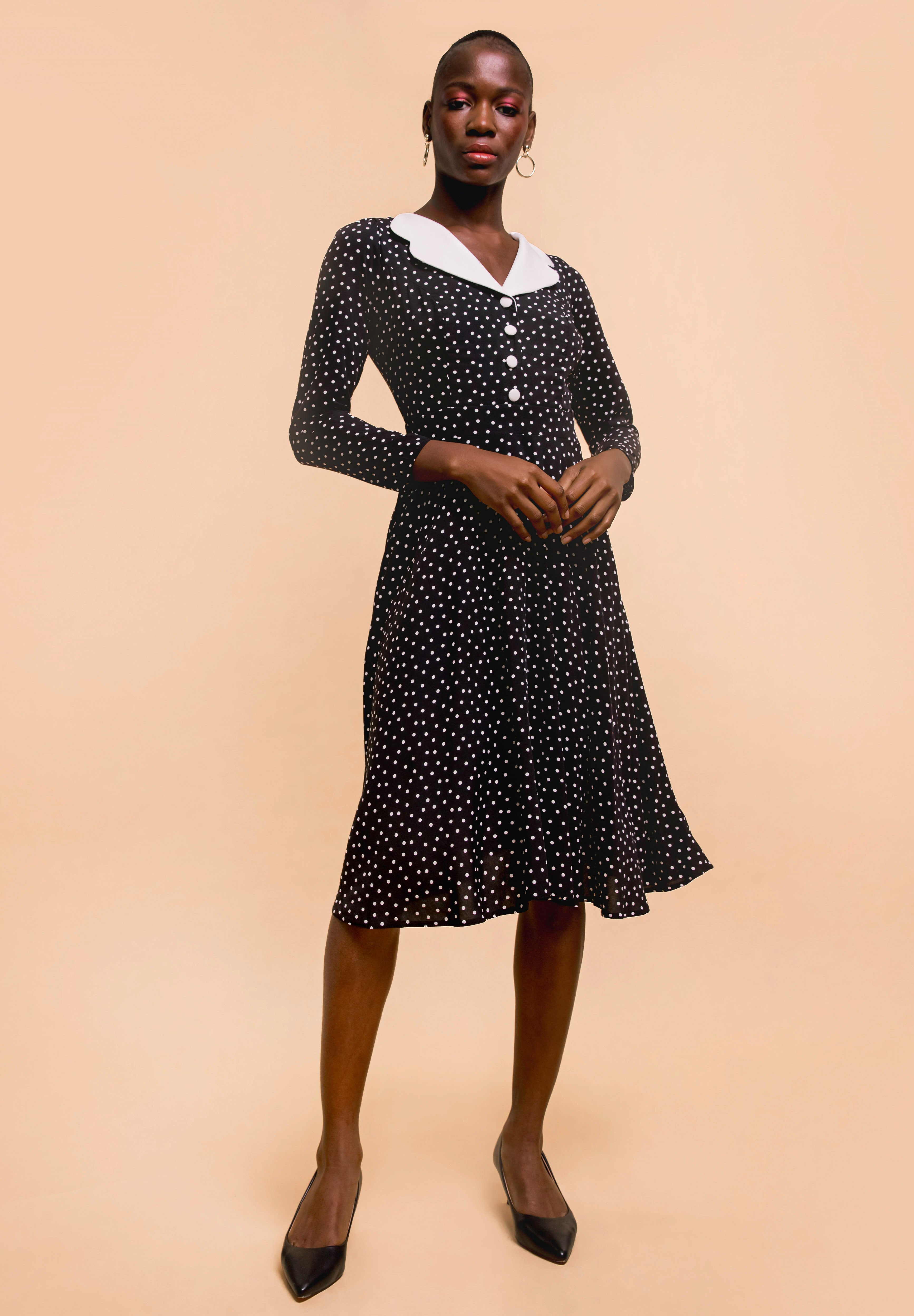 la dress polkadot