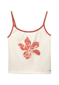 FLORAL - Top - coral