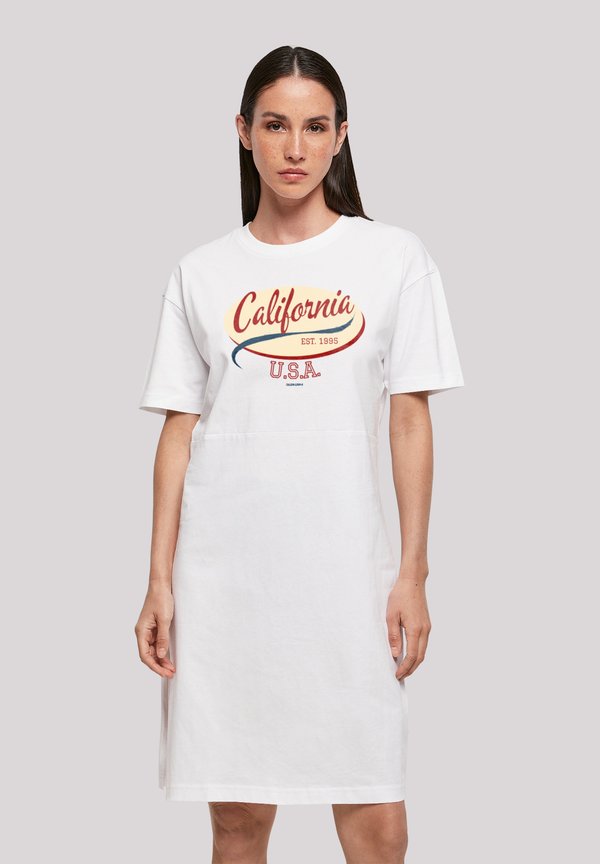 CALIFORNIA - Jerseykleid - weiß