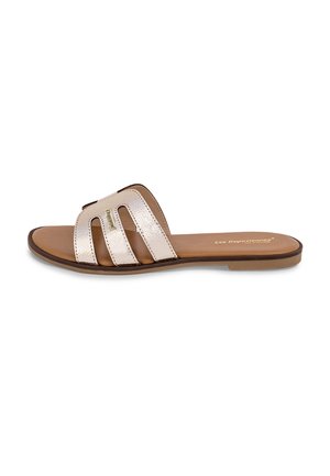 HAMIGOS - Sandalias planas - gold
