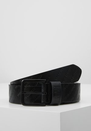 ALLOVER LOGO BELT - Cintura - black