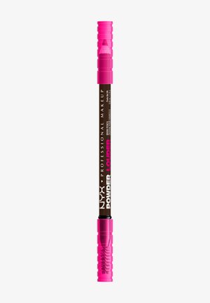NYX Professional Makeup POWDER LOUDER BROW PENCIL - Crayon sourciles - 08 deep brown