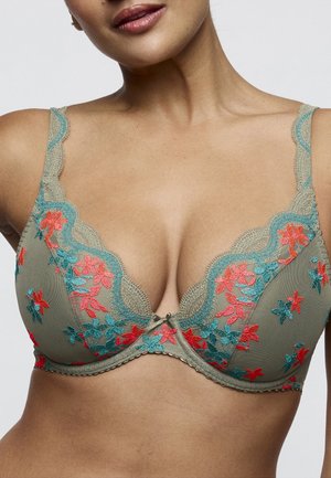 Primadonna, PRIMADONNA CALA LUNA HALF PADDED PLUNGE BRA+ - Beugel BH - botanique