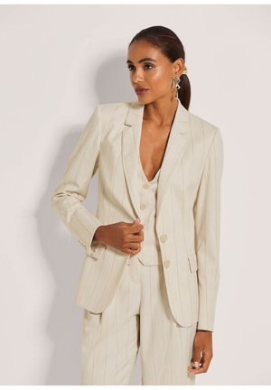Blazer - pearl white/beige melange