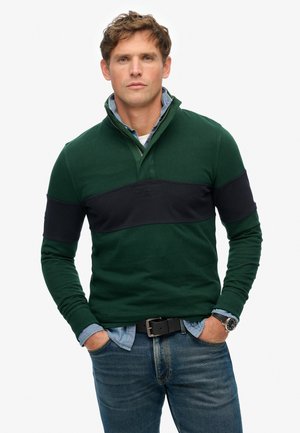CLASSIC RUGBY - Maglietta a manica lunga - enamel green eclipse navy