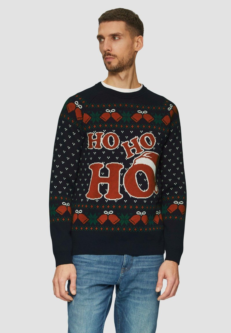 s.Oliver CHRISTMAS - Trui - navy